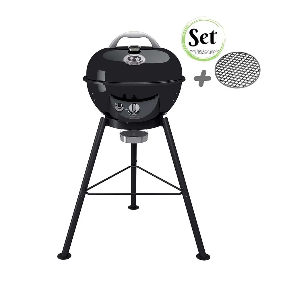 Ψησταριά υγραερίου Outdoorchef Chelsea 420 G + Μαντεμένια Σχάρα