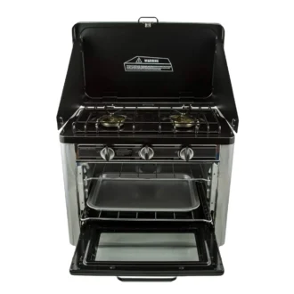 Κουζινάκι υγραερίου με φούρνο 25lt και 2 εστίες υγραερίου CS 02