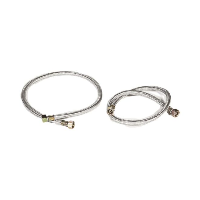 ΣΠΙΡΑΛ ΣΥΛΛΟΓΗΣ ΦΙΑΛΩΝ INOX - Με 2 ρακόρ 1/2” Αρσ. Αρ. (LPG)