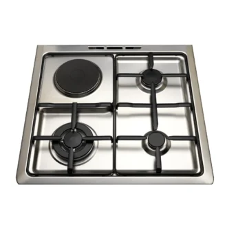 Κουζίνα μικτή φούρνος ηλεκτρικός 3 εστίες αερίου 1 ηλεκτρική La Germania FTR6 2C1 91 D W BLACK FRIDAY 3