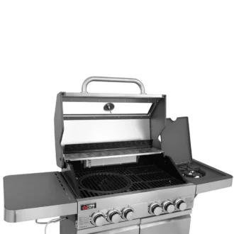 Ψησταριά υγραερίου GS GRILL VIEW 4+1+1 ΙΝΟΧ – 18kW 2