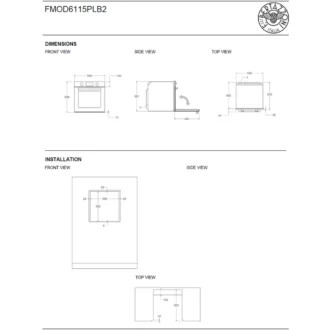 ΦΟΥΡΝΟΣ BERTAZZONI FMOD6115PLB2
