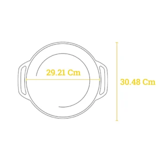 Εμαγιέ μαντεμένια κόκκινη κατσαρόλα