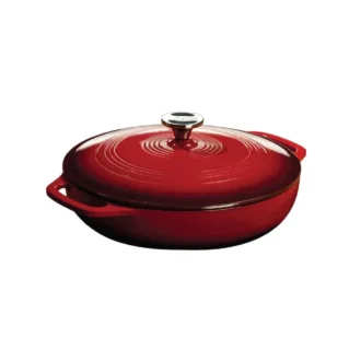 Εμαγιέ μαντεμένια κόκκινη κατσαρόλα 3.4Lt - EC3CC43 - Lodge