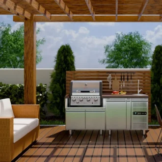 Ερμάριο INOX BBQ TGH B1 M61 Με Συρτάρια 2