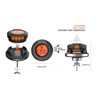 Ψηφιακό Θερμόμετρο Ψησταριάς AT