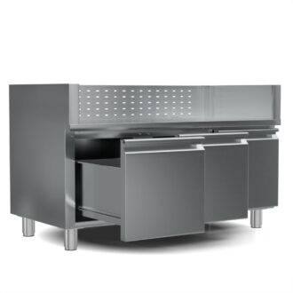 Ερμάριο INOX BBQ TGH-B1-B8B-G Με συρτάρια