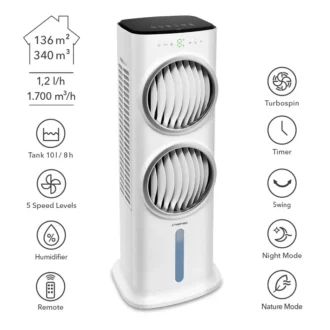 Aircooler TROTEC Germany – PAE 45 & Υγραντήρας , καθαριστής αέρα.