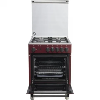 Κουζίνα αερίου φούρνος αερίου με αέρα γκριλ αερίου 4 εστίες αερίου La Germania AMN6 4C 81 C VI 3