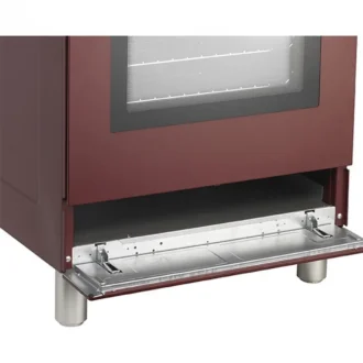 Κουζίνα αερίου φούρνος αερίου με αέρα γκριλ αερίου 4 εστίες αερίου La Germania AMN6 4C 81 C VI 5