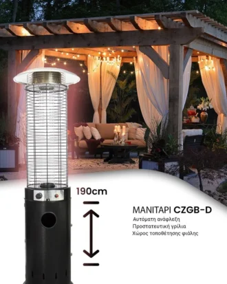 Μανιτάρι Στρογγυλό Μαύρο CZGB D1 11