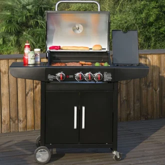 Ψησταριά υγραερίου GS GRILL LUX 3+1 CAST IRON - 11,5kW