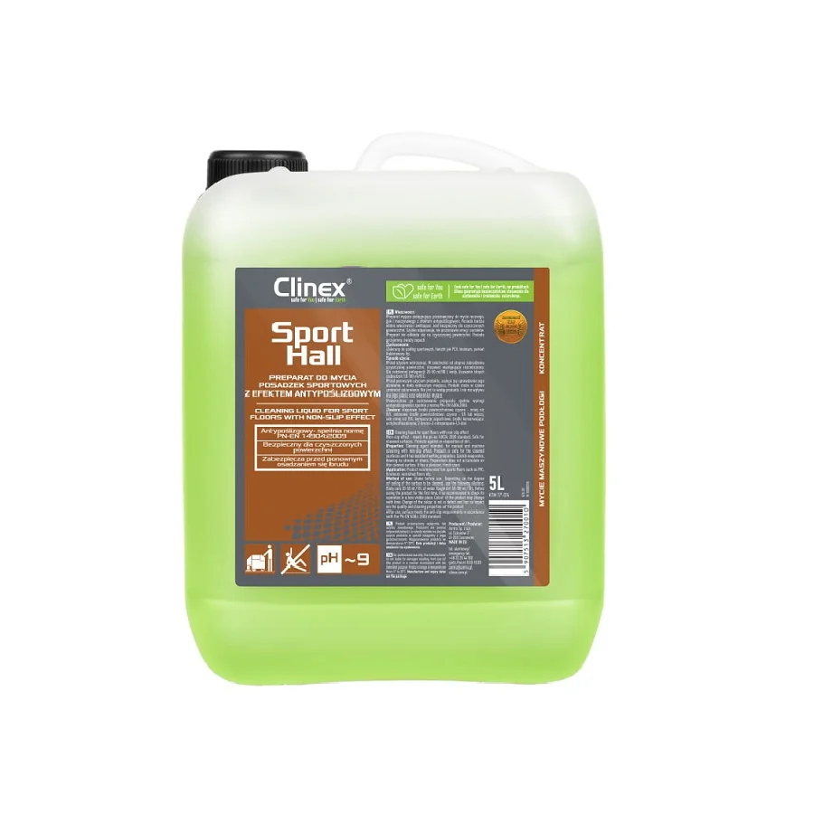 Clinex Sport Hall, καθαρισμός αθλητικών δαπέδων 5lt
