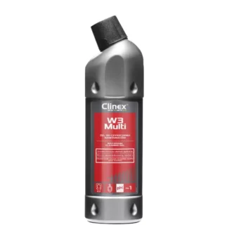 Clinex W3 Mult,καθαρίζει απόλυτα τους αρμούς και απομακρύνει αποτελεσματικά τα κατάλοιπα αλάτων, τσιμέντου, πουρί, σκουριάς, λιπαρής βρωμιάς και σαπουνιού.