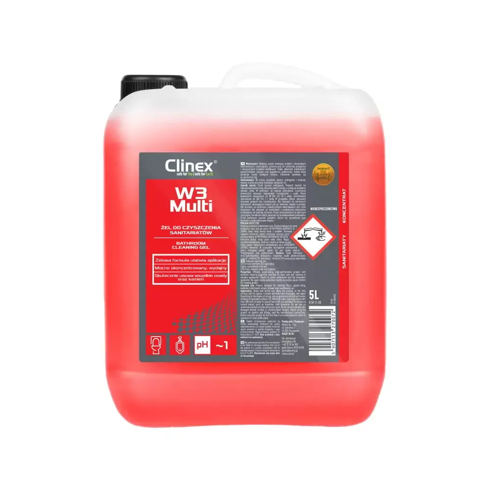 Clinex W3 Multi συμπυκνωμένο καθαριστικό μπάνιου 5lt