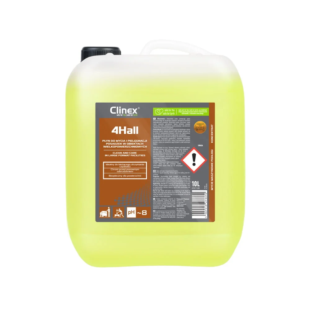 Clinex 4 Hall συμπυκνωμένο καθαριστικό επιφανειών και δαπέδων 10lt