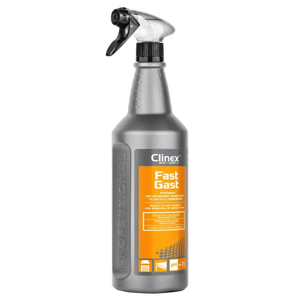 Clinex Fast Gast καθαριστικό για λίπη και λάδια 1lt