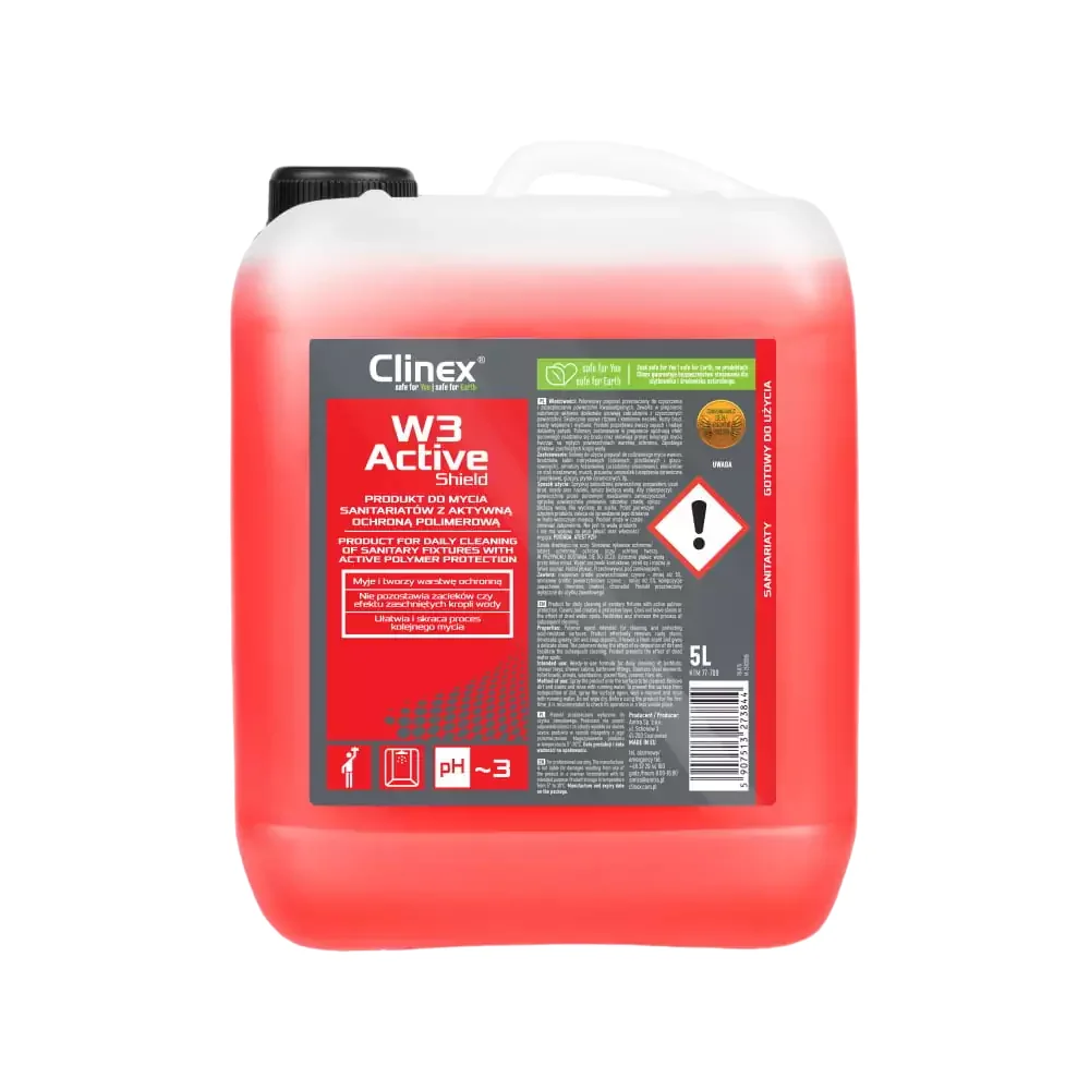 Clinex W3 ActIve Shield καθαριστικό μπάνιου κατά των αλάτων 5lt
