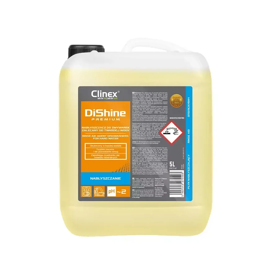 Clinex Dishine Premium γυαλιστικό πλυντηρίου πιάτων 5lt