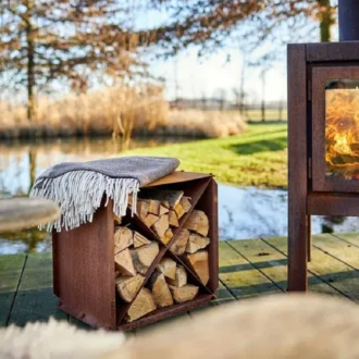 RB73 Ατσάλινα Ράφια Αποθήκευσης Ξύλων BloX 4