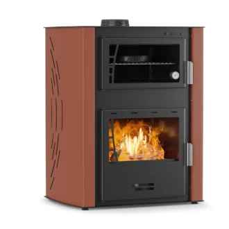 Σόμπα ξύλου υδραυλική με φούρνο GSW 35 OVEN