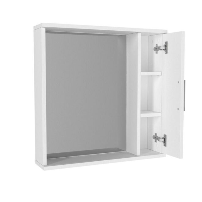 Καθρέπτης μπάνιου Deal Μegapap χρώμα λευκό 65x15,3x65εκ. - Image 6