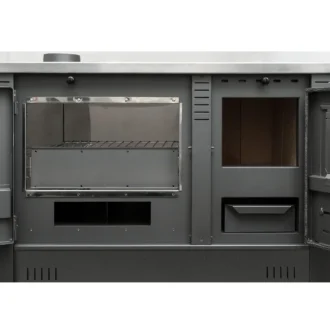 Σόμπα Ξύλου Κουζίνα Χαλύβδινη