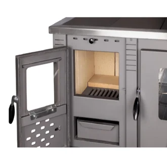 Σόμπα Ξύλου Κουζίνα Χαλύβδινη