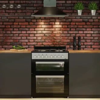 Κουζίνα μικτή με 2 φούρνους 4 εστίες