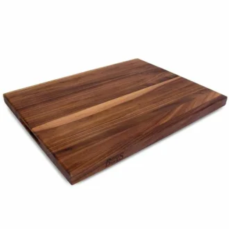 Ξύλινος Δίσκος Κοπής Pro Chef Black Walnut Με Χωνευτή Λαβή (XL) 61x46x4 εκ. 1