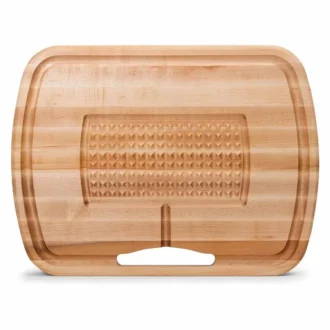 Ξύλινος Δίσκος Κοπής Pyramid 61x46x6εκ. Με Drip Pan 4