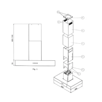 Απορροφητήρας La Germania K90ITUXXA2