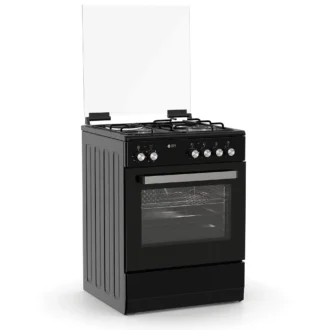 Πόρτα φούρνου με διπλό αποσπώμενο κρύσταλλο για εύκολο καθάρισμα και επιπλέον διατήρηση θερμότητας