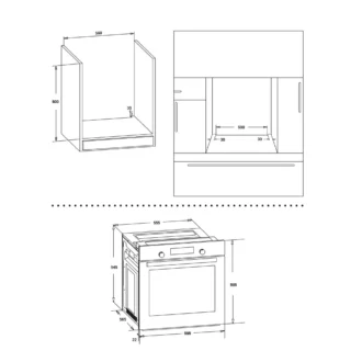 Φούρνος αερίου με αέρα TGS 3322 GL MULTIGAS