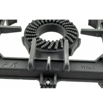 Μονή μαντεμένια εστία υγραερίου βαρέως τύπου με μαντεμένιο καυστήρα