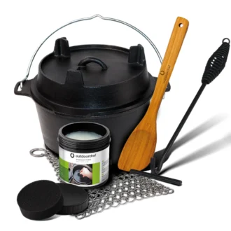 Μαντεμένιο Dutch Oven N.9 - 8.5 Λίτρα - Σετ 6 τεμαχίων Outdoorchef