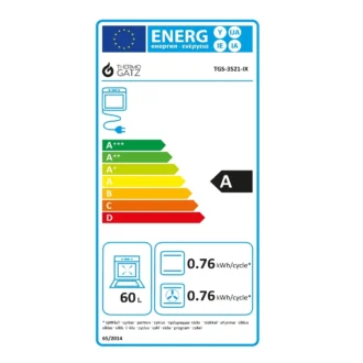Εξοπλισμός κουζίνας με turbo φούρνο και εστίες αερίου για γρήγορα γεύματα