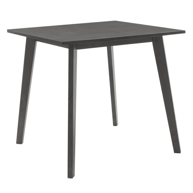 Tραπεζαρία Benson - Toto pakoworld σετ 5τμχ rustic grey - ύφασμα grey 80x80x75εκ - Image 3