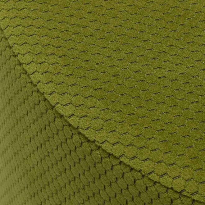 Σκαμπώ Ranma Megapap υφασμάτινο χρώμα πράσινο 40x40x40εκ. - Image 2
