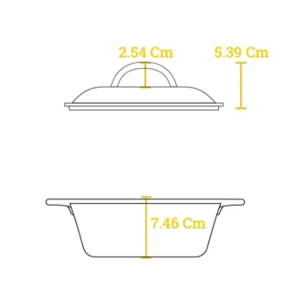 Μαντεμένια Κατσαρόλα - Γάστρα με Μαντεμένιο καπάκι