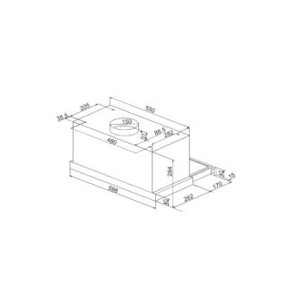 Απορροφητήρας TGC 400CR IX
