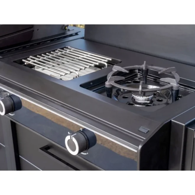 Μονάδα ψησταριάς για εξωτερική κουζίνα HEAT X-245 RB K Blazing & Cooking Zone Outdoorchef
