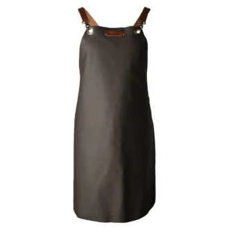 Ποδιά Δερμάτινη Bovine Brown με κορδέλες 82 60 Xapron