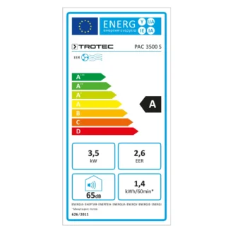 Φορητό κλιματιστικό by TROTEC Germany 12000 BTU – PAC 3501 S μόνο ΨΥΞΗΣ με WiFi 10
