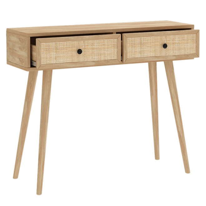 Κονσόλα Oslo pakoworld sonoma 100x29x81εκ - Image 2