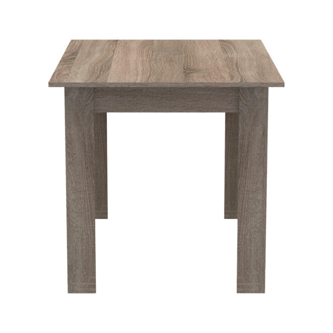 Τραπεζαρία Manka-Bella pakoworld σετ 5τεμ σε sonoma truffle απόχρωση 110x80x70εκ - Image 7