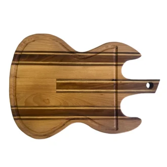 Χειροποίητο Ξύλο Κοπής σε Σχήμα Κιθάρας