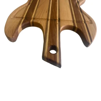 Χειροποίητο Ξύλο Κοπής σε Σχήμα Κιθάρας