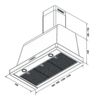 Απορροφητήρας επιτοίχιος Lofra Dolcevita