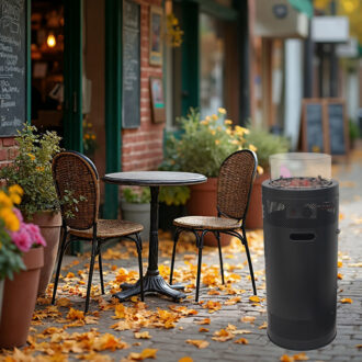 Alternative view of Σόμπα Υγραερίου Εξωτερικού Χώρου PRPH-81119 Μαύρη 39x100cm